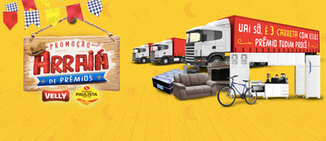 Promoção Arraiá de Prêmios Velly e PPA - Prêmios Promoção Arraiá de Prêmios Velly e PPA - Prêmios