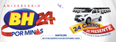 Promoção 24 Anos Supermercados BH