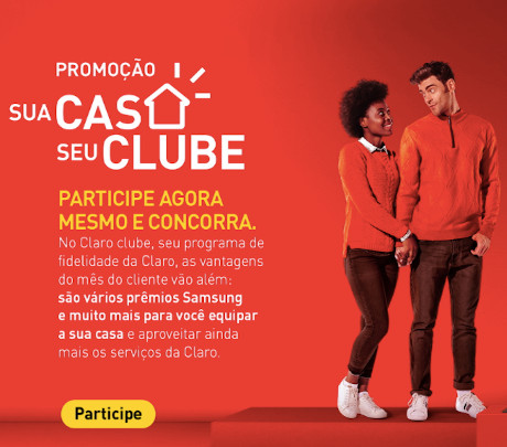 Promoção Claro Sua Casa Seu Clube