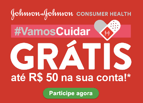 Ação Vamos Cuidar Grátis com Johnson & Johnson